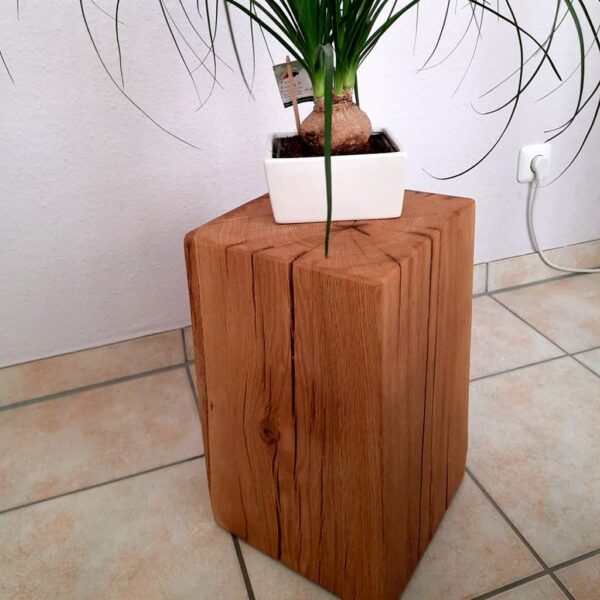 Bloc En Chêne Massif – Cube En Bois Sur Mesure, En Chêne, Bloc En Bois Massif