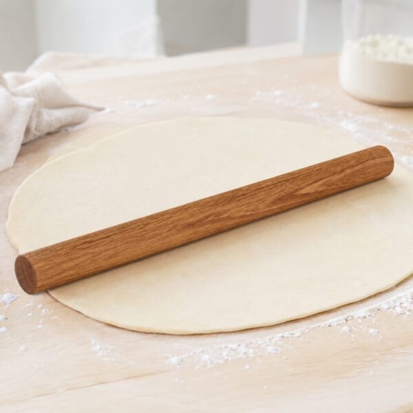 Rouleau À Pâtisserie En Bois Massif – Sans Poignées, Pour La Pâtisserie, Rouleau À Pâtisserie