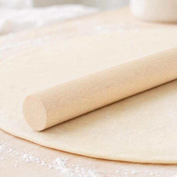 Rouleau À Pâtisserie En Bois Massif – Sans Poignées, En Érable, Pour La Pâtisserie, Rouleau À Pâtisserie