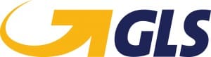 Das Logo Von Gls Besteht Aus Einem Stilisierten Gelb-Blauen Pfeil, Der Den Buchstaben „G“ Bildet, Gefolgt Von Den Buchstaben „L“ Und „S“ In Blau.