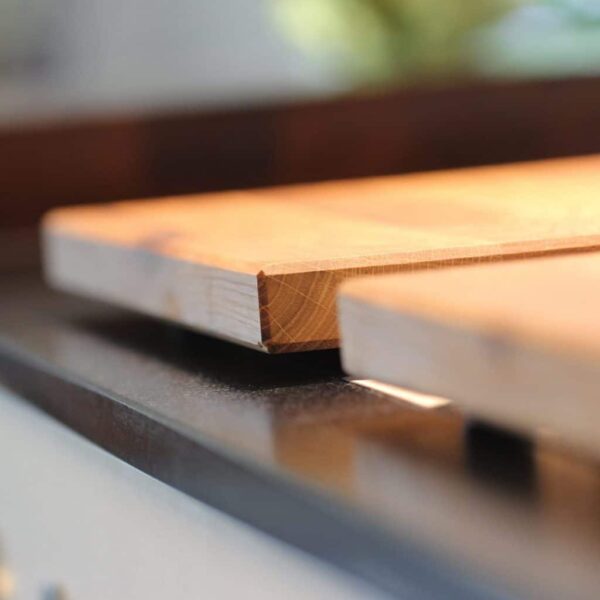 Couvre-Plaque De Cuisson En Bois, En Deux Parties, Sur Une Plaque De Cuisson, En Chêne