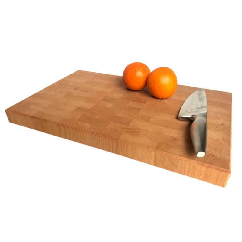 Buche Stirnholz Schneidebrett