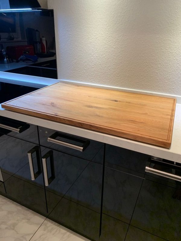 Abdeckung aus Eiche
