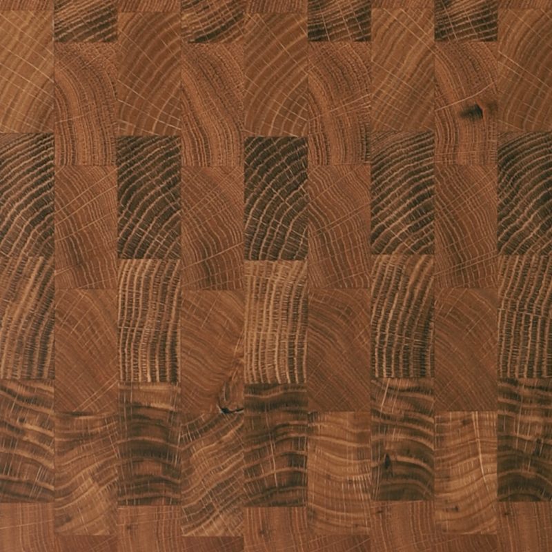 Planche à tartines en chêne, bois de bout, en chêne, en bois de bout, vue de détail