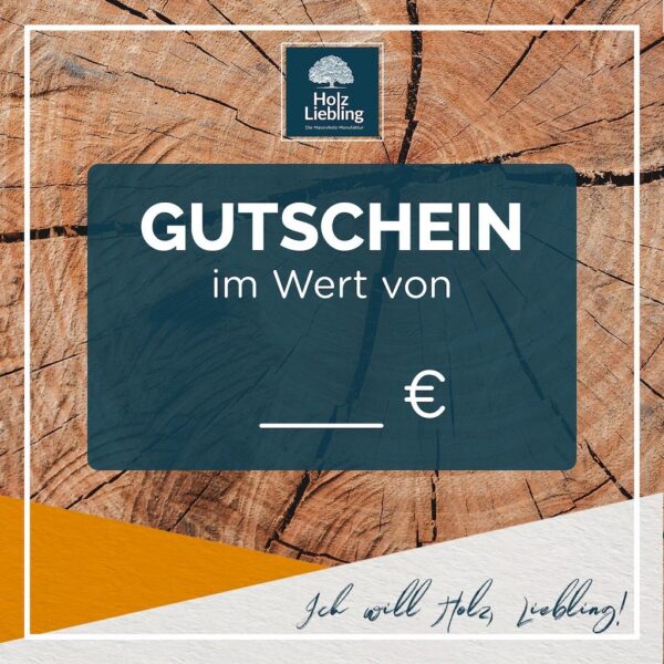 Carte cadeau Holz-Liebling, vue principale