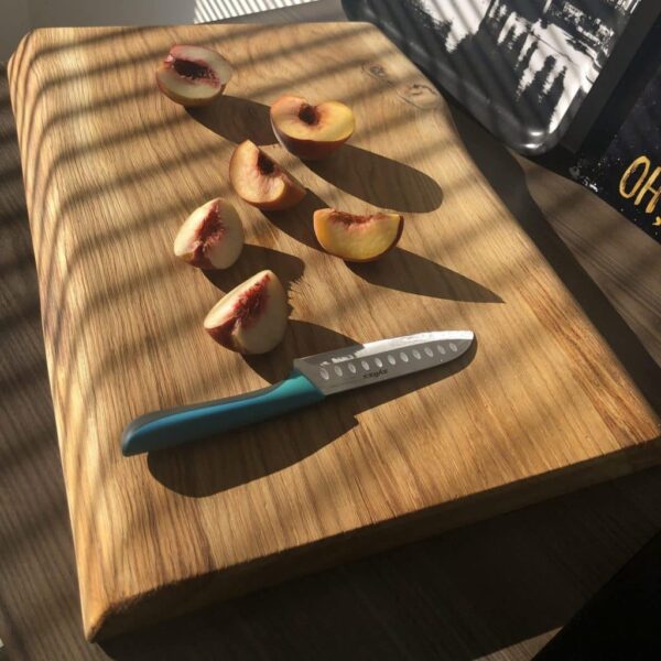 Planche Rustique À Découper Et À Servir En Chêne, En Chêne, Avec Bord Naturel