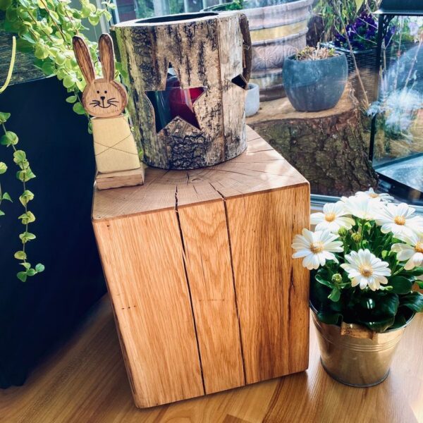 Bloc En Chêne Massif – Cube En Bois Sur Mesure, Vue 3