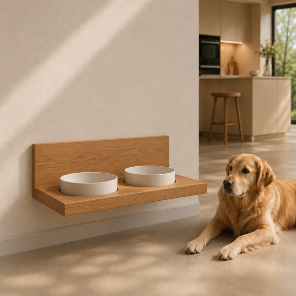 Station Repas En Bois Massif Pour Chien, Pour Chien