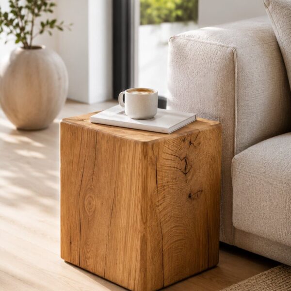 Bloc En Chêne Massif – Cube En Bois Sur Mesure, Bloc En Bois Massif