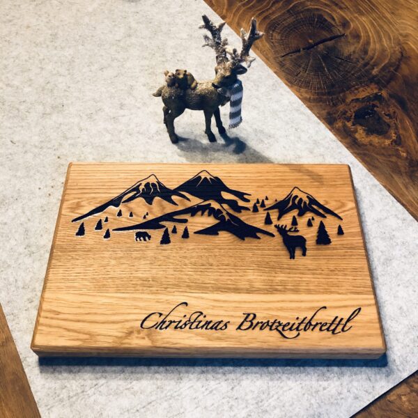 Gravure Personnalisée Pour Votre Produit Holz-Liebling, En Chêne, Avec Option Led, Avec Gravure