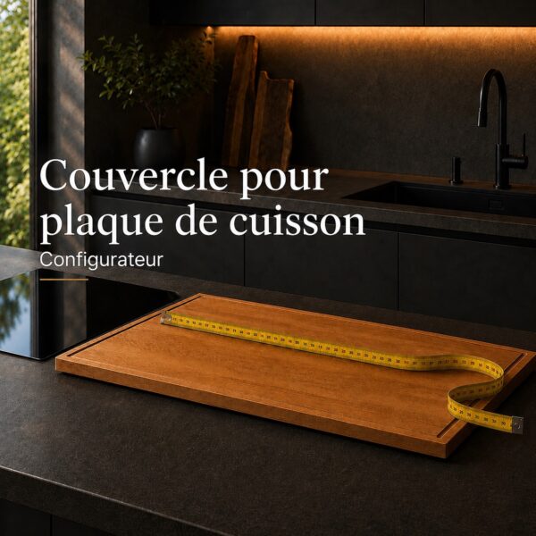 Couvercle De Plaque De Cuisson En Bois Massif Sur Mesure