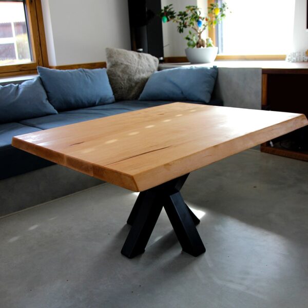 Table Basse En Bois Massif Sur Mesure, En Hêtre