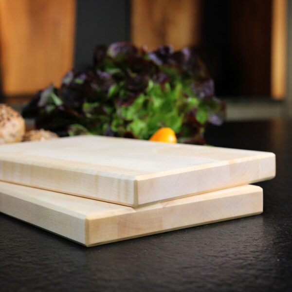 Planche À Tartines En Bois – Planche De Petit-Déjeuner En Bois Massif, En Érable, Pour Le Pain, Vue De Détail