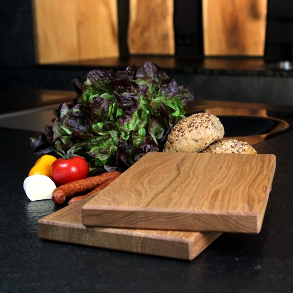 Planche À Tartines En Bois – Planche De Petit-Déjeuner En Bois Massif, Vue Principale