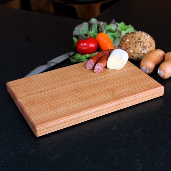 Planche À Tartines En Bois – Planche De Petit-Déjeuner En Bois Massif, En Merisier, Pour Le Pain