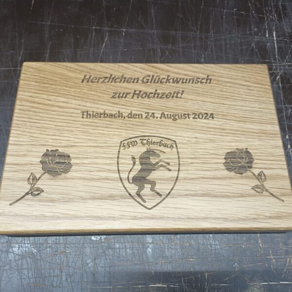 Gravure Personnalisée Pour Votre Produit Holz-Liebling, Avec Option Led, Avec Gravure