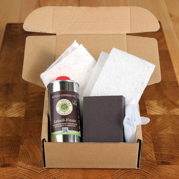 Kit D’entretien Pour Planches À Découper En Bois, Avec Accessoires D’entretien
