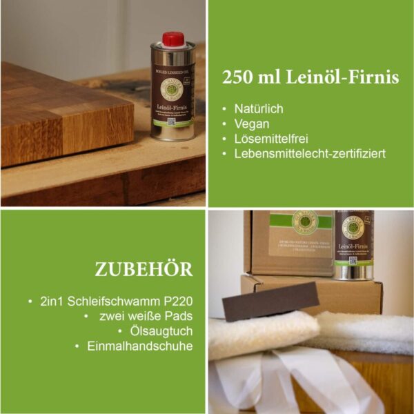 Kit D’entretien Pour Planches À Découper En Bois, Avec Accessoires D’entretien