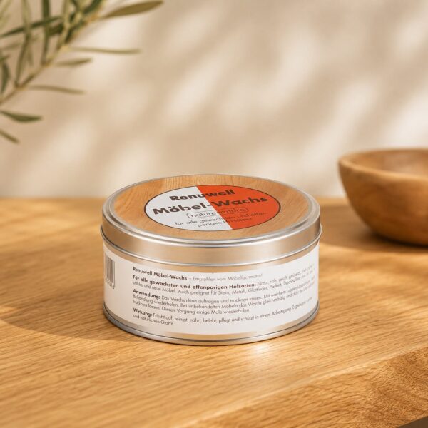 Cire Renuwell pour meubles et bois 500 ml, naturelle, vue principale