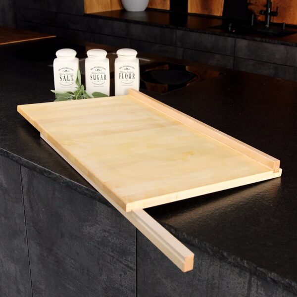 Planche À Pâtisserie En Bois – Plan De Travail Avec Butées, En Érable, Pour La Pâtisserie