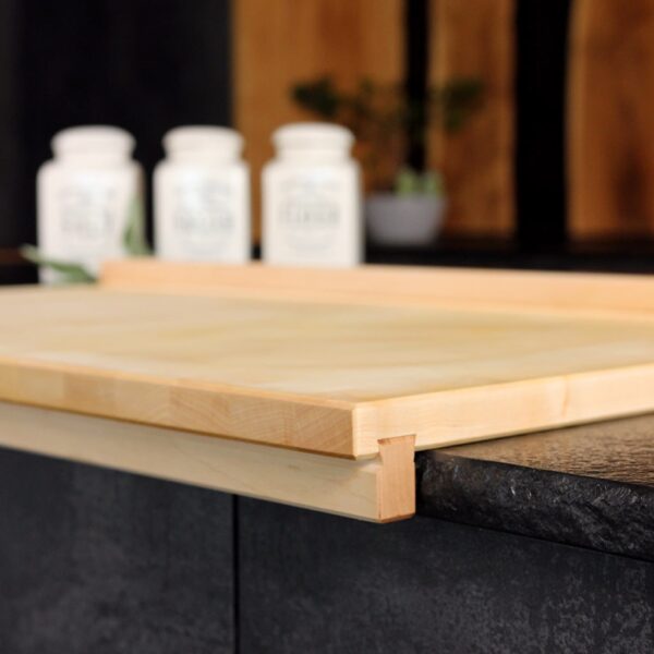 Planche À Pâtisserie En Bois – Plan De Travail Avec Butées, En Érable, Pour La Pâtisserie, Vue De Détail