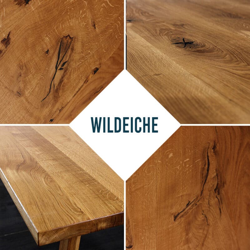 Table À Manger En Chêne Massif Sur Mesure, En Chêne