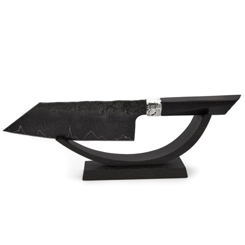 Couteaux de cuisine de la Klingenwerkstatt 1 Kochmesser Mit Sterling Silber