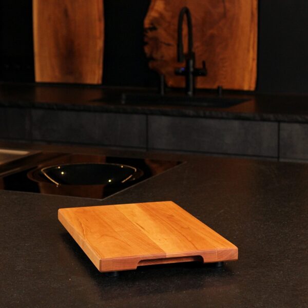Plateau Coulissant Pour Kitchenaid – Planche Roulante En Bois, Avec Robot Kitchenaid, Sur Plateau Coulissant, En Merisier