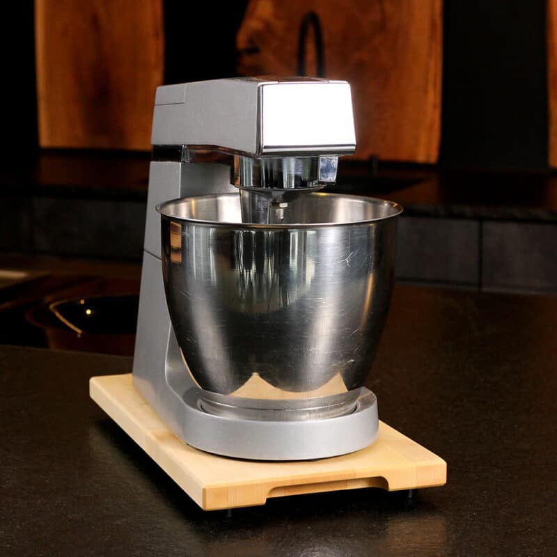 Plateau coulissant pour Kenwood – planche roulante en bois, en érable, avec robot Kenwood