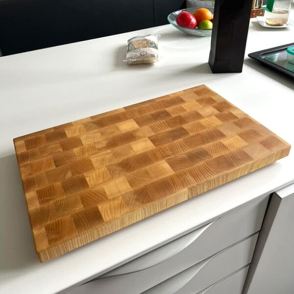 Planche À Découper En Bois De Bout De Frêne, En Frêne, En Bois De Bout