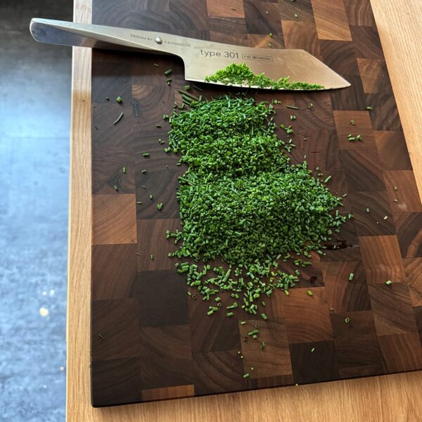 Planche À Découper En Bois De Bout En Noyer, En Noyer, En Bois De Bout