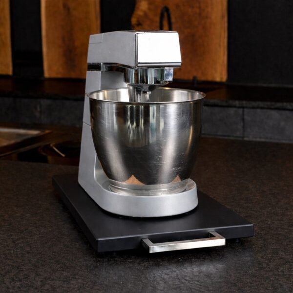 Plateau Coulissant Pour Kenwood – Planche Roulante En Bois, Dans Une Cuisine, Avec Robot Kenwood