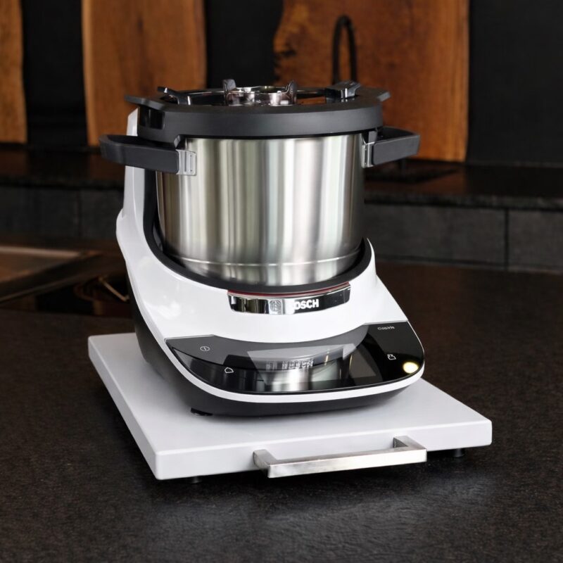 Plateau coulissant pour Bosch Cookit – planche roulante en bois, avec Bosch Cookit