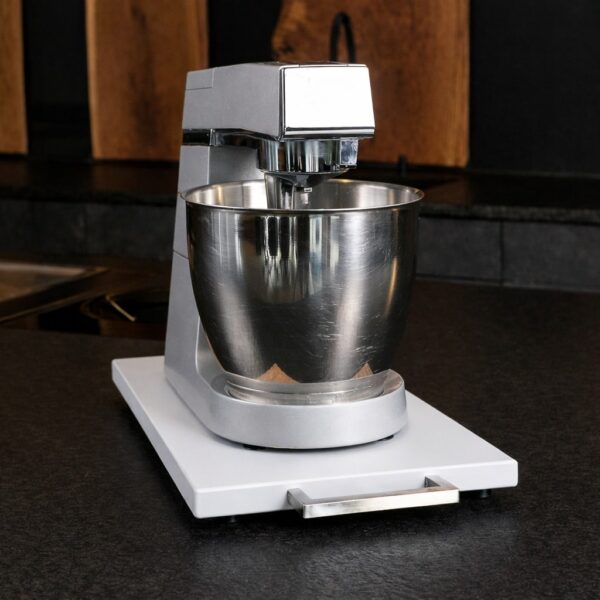Plateau Coulissant Pour Kenwood – Planche Roulante En Bois, Dans Une Cuisine, Avec Robot Kenwood