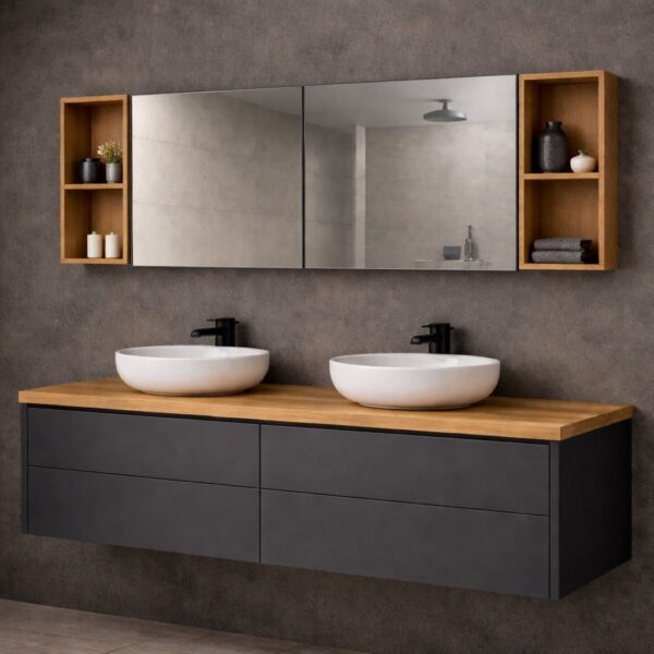 Armoire De Toilette Sur Mesure Ouvert – Vue Produit 10