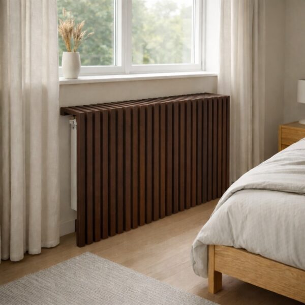 Cache-Radiateur En Bois Massif À Lames – Vue Produit 13