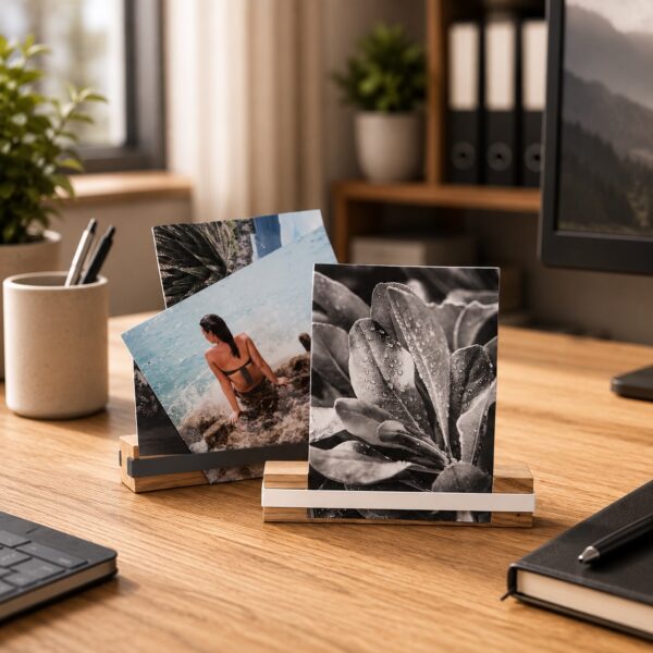 Porte-Cartes Fix En Bois Pour Photos Et Cartes