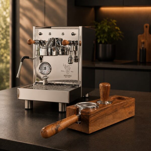 Accessoires en bois pour machines expresso